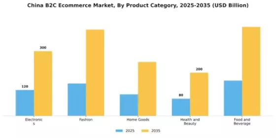 China B2C E commerce Market Segment Image 1
