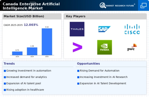 Canada Enterprise Artificial Intelligence Market Infographic