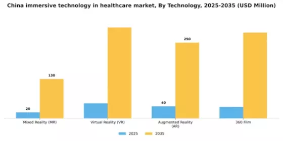 China Immersive Technology in Healthcare Market Segment Image 2