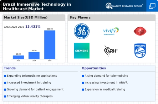 Brazil Immersive Technology In Healthcare Market Infographic