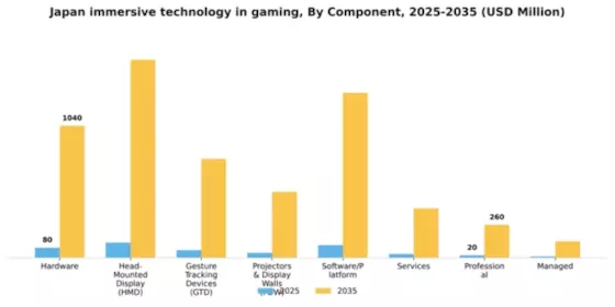 Japan Immersive Technology in Gaming Industry Market Segment Image 1