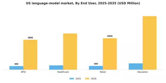 US Large Language Model Market Segment Image 2