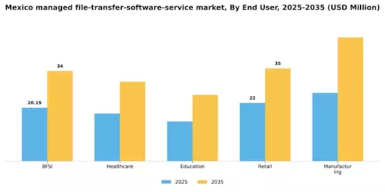Mexico Managed File Transfer Software Service Market Segment Image 1