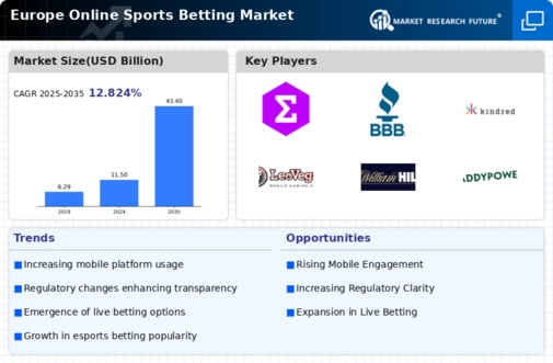 Europe Online Sports Betting Market Infographic