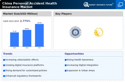 China Personal Accident Health Insurance Market Infographic