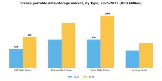France Portable Data Storage Market Segment Image 3