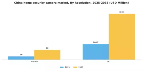 China Home Security Camera Market Segment Image 1