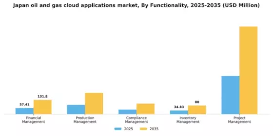 Japan Oil Gas Cloud Applications Market Segment Image 3