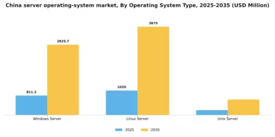 China Server Operating System Market Segment Image 2