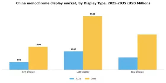 China Monochrome Display Market Segment Image 0