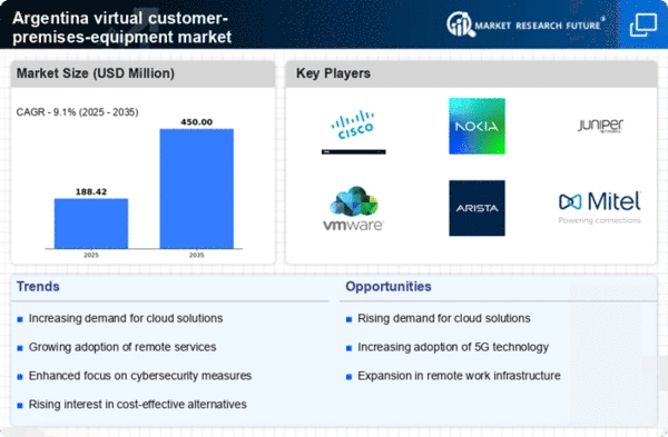 Argentina Virtual Customer Premises Equipment Market Infographic