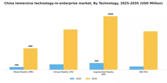 China Immersive Technology In Enterprise Market Segment Image 2