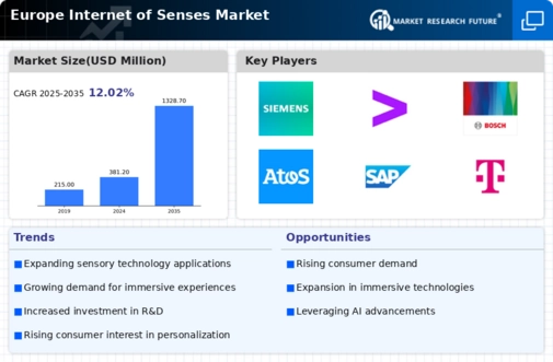Europe Internet Of Senses Market Infographic