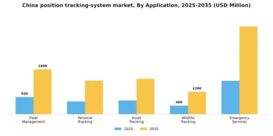 China Position Tracking System Market Segment Image 0