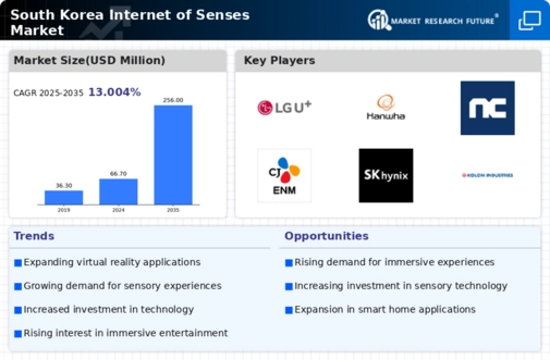 South Korea Internet Of Senses Market Infographic
