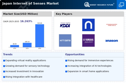 Japan Internet Of Senses Market Infographic