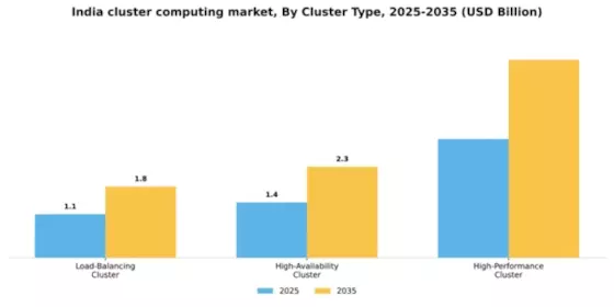 India Cluster Computing Market Segment Image 1