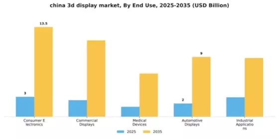 China 3D Display Market Segment Image 1