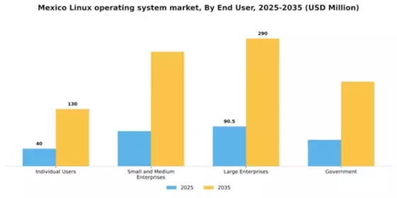 Mexico Linux Operating System Market Segment Image 3