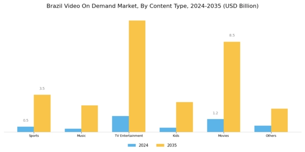 Brazil Video On Demand Market Segment Image 1