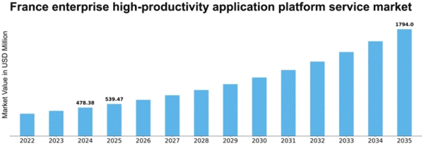 France Enterprise High Productivity Application Platform Service Market Size