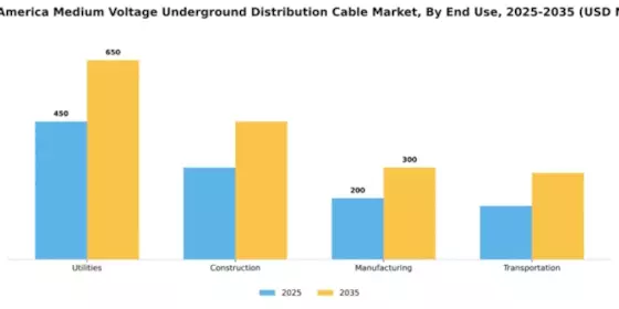North America Medium Voltage Underground Distribution Cable Market Segment Image 1