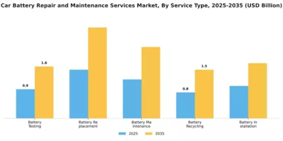 Car Battery Repair and Maintenance Services Market Segment Image 3