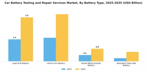 Car Battery Testing and Repair Services Market Segment Image 1