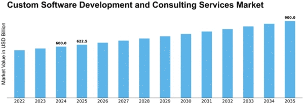 Custom Software Development and Consulting Services Market Size
