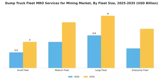 Dump Truck Fleet MRO Services for Mining Market Segment Image 3