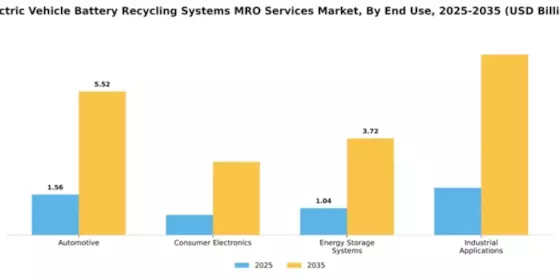 Electric Vehicle Battery Recycling Systems MRO Services Market Segment Image 2