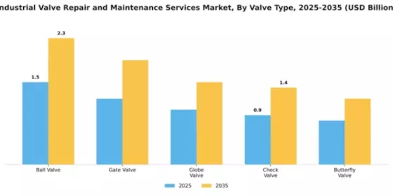Industrial Valve Repair and Maintenance Services Market Segment Image 3