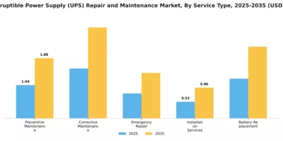 Uninterruptible Power Supply (UPS) Repair and Maintenance Market Segment Image 3