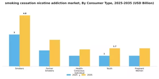 smoking cessation nicotine addiction market Segment Image 0