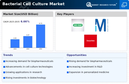 Bacterial Cell Culture Market Infographic