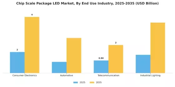 Chip Scale Package LED Market Segment Image 1