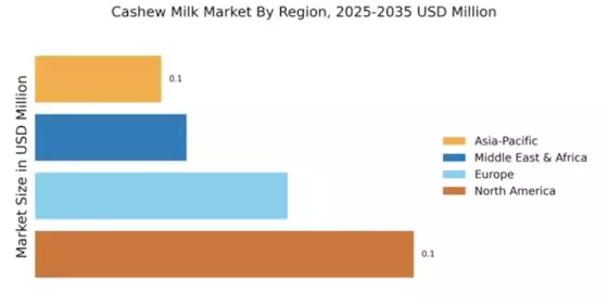 Cashew Milk Market Regional Image