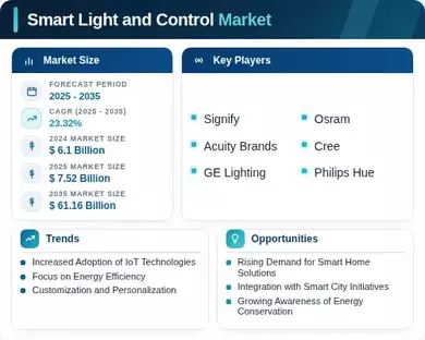 Smart Light Control Market Infographic