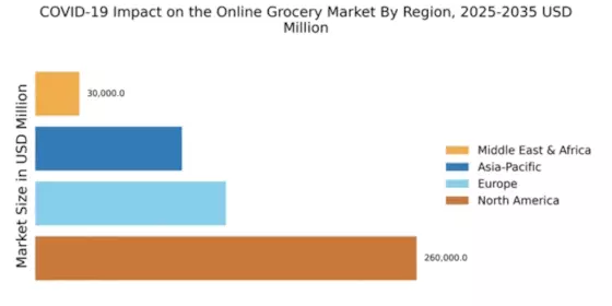 COVID 19 Impact Online Grocery Market Regional Image